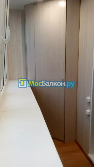 Шкаф на балкон купить в Жуковском на заказ недорого от МосБалкон