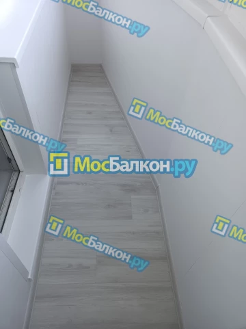 Отделка балкона и лоджии пластиковыми ПВХ панелями в Жуковском от компании МосБалкон