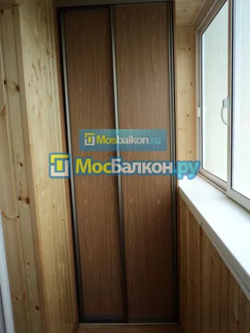 Шкаф на балкон купить в Жуковском на заказ недорого от МосБалкон