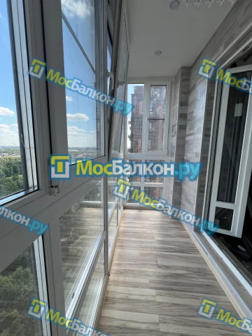 Панорамное остекление заказать под ключ по выгодной цене в Жуковском от компании МосБалкон