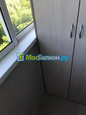 Шкаф на балкон купить в Жуковском на заказ недорого от МосБалкон