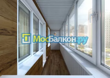 Отделка балконов в Жуковском | Отделка балконов и лоджий и обшивка под ключ в МосБалкон