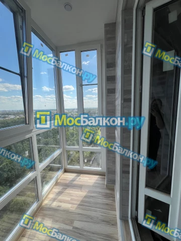 Панорамное остекление заказать под ключ по выгодной цене в Жуковском от компании МосБалкон