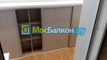 Шкаф на балкон купить в Жуковском на заказ недорого от МосБалкон
