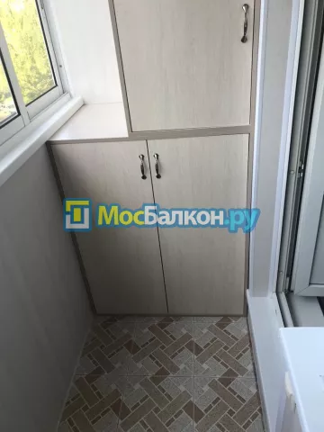 Шкаф на балкон купить в Жуковском на заказ недорого от МосБалкон