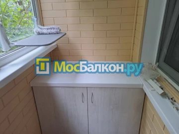 Шкаф на балкон купить в Жуковском на заказ недорого от МосБалкон
